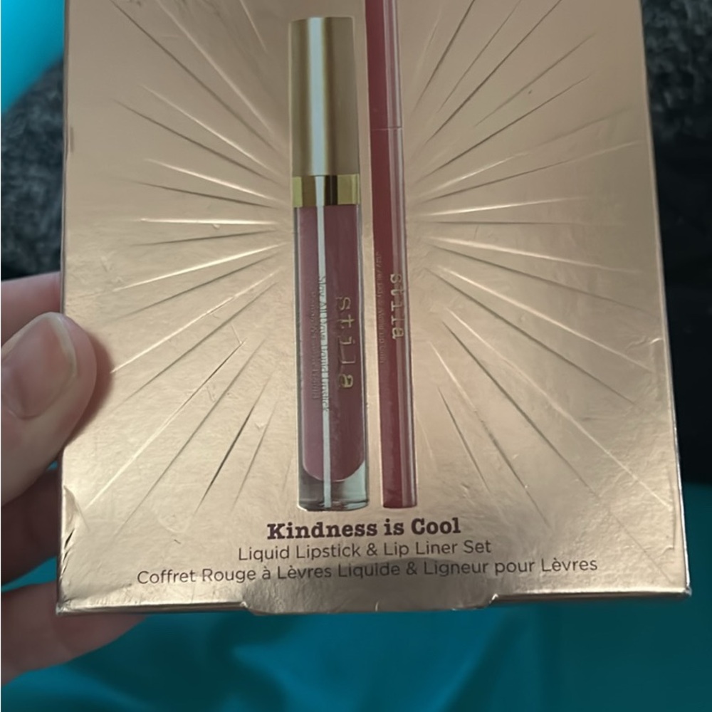 Stila Kindness is Cool Liquid Lipstick & Lip Liner Set - Mauve Pink